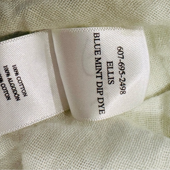 RAILS ELLIS SHIRT IN BLUE MINT DIP DYE COTTON GAUZE - Picture 9 of 10